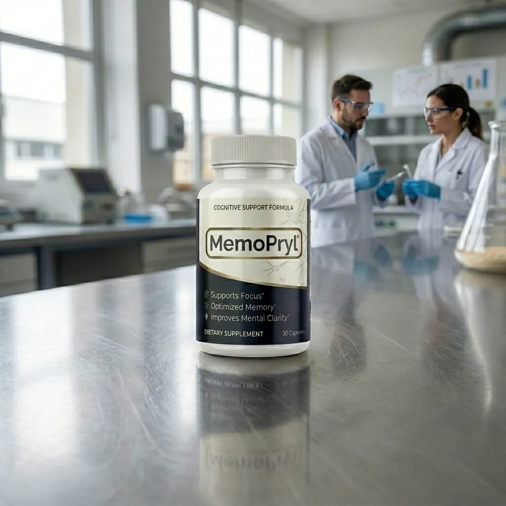 MemoPryl cognitive formula developed in a certified research laboratory by scientists